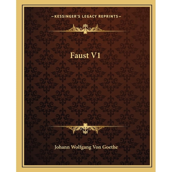 Faust V1 (Paperback)