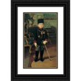 thumbnail image 1 of Fausto Zonaro 16x24 Black Ornate Framed Double Matted Museum Art Print Titled: Prince Abdurrahim Efendi, 1 of 5