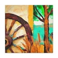 thumbnail image 1 of "Fauvist Wagon Wheel" - Canvas, 1 of 25