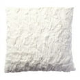 thumbnail image 1 of Faux Addict Contempo 18x18" Luxury Faux Fur Pillow in Pearl Off White, 1 of 1