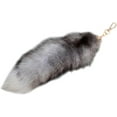 thumbnail image 1 of Faux Animal Tail Keychain Fluffy Faux Fur Tail Pendant 15.75" Long Tail Charms Keyring Holder for Handbag Backpack, 1 of 6