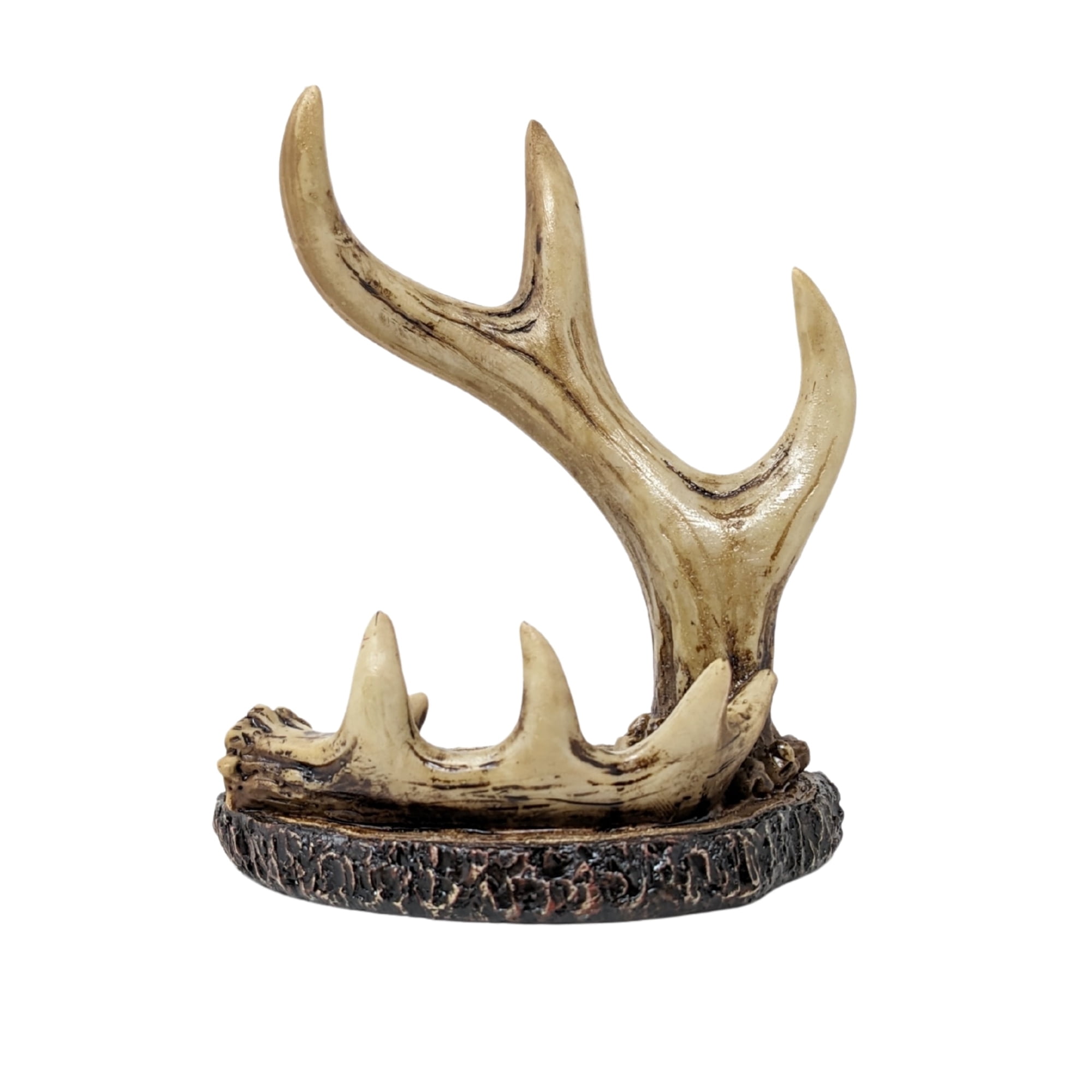 Faux Antler Cell Phone Stand – Deer Antler Resin Holder for Smartphones – Rustic Phone Stand for Desk, Bedside, or Kitchen – Perfect Lodge, Cabin, or Country Décor Gift for Hunters and Nature Lovers