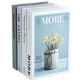 thumbnail image 1 of Faux Books for Decoration, Set of 4 Modern Decorative Books, Hardcover Fake Books for Display, Decoration Books for Living Room, Bedroom, Coffee Table, Book Shelf, Bar, 1 of 9
