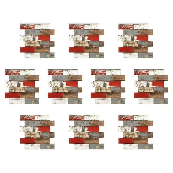 Faux Bricks Tiles for Home Decoration Backsplash Easy Install
