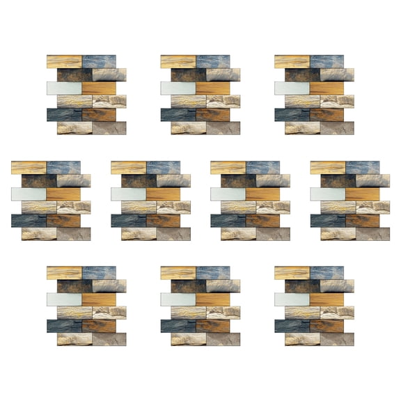 Faux Bricks Tiles for Home Decoration Backsplash Easy Install
