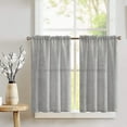 thumbnail image 1 of Faux Burlap Café Tier Curtains Window Treatment Kitchen Home Décor, 1 of 2