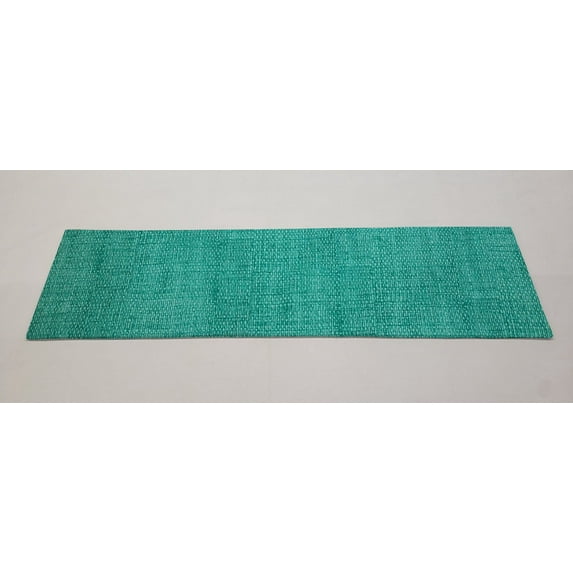 Faux Burlap Hot Pads or Hot Pad Runner by Penny's Needful Things (Runner: 40 x 11.5) (Teal)