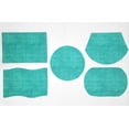 thumbnail image 1 of Faux Burlap Placemats by Penny's Needful Things (Rectangle - Set of 6) (Teal), 1 of 3