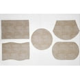 thumbnail image 1 of Faux Burlap Placemats by Penny's Needful Things (Wave - Set of 2) (Taupe), 1 of 2