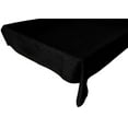 thumbnail image 1 of Faux Burlap Solid Tablecloth Black, 1 of 1