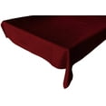 thumbnail image 1 of Faux Burlap Solid Tablecloth Burgundy, 1 of 1