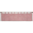 thumbnail image 1 of Faux Burlap Tab Top Curtains by Penny's Needful Things (Lined) (36 Inch Long Two Curtain Panels) (Salmon Pink), 1 of 1