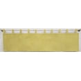 thumbnail image 1 of Faux Burlap Tab Top Valances by Penny's Needful Things (Lined) (15 Inch Two Valance Panels) (Yellow), 1 of 1
