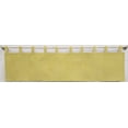thumbnail image 1 of Faux Burlap Tab Top Valances by Penny's Needful Things (Unlined) (12 Inch One Valance Panel) (Yellow), 1 of 1