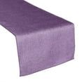 thumbnail image 1 of Faux Burlap Table Runner Solid Lavender, 1 of 2