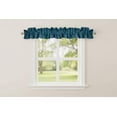 thumbnail image 1 of Faux Burlap Texture Curtain Sleeve Topper Window Treatment with Bottom and Top Ruffle, 1 of 11