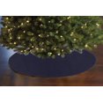 thumbnail image 1 of Faux Burlap Texture Tree Skirt Christmas Decoration 58" Round Large Skirt, 1 of 1