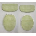 thumbnail image 1 of Faux Burlap Toilet Seat Lid and Tank Cover Set by Penny's Needful Things (Sage Green), 1 of 2