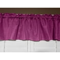 thumbnail image 1 of Faux Burlap Window Valance 58" Wide Solid Fuchsia, 1 of 2