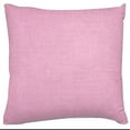 thumbnail image 1 of Faux Burlap Woven Texture Throw Pillow/Sham Cushion Cover Pink, 1 of 1