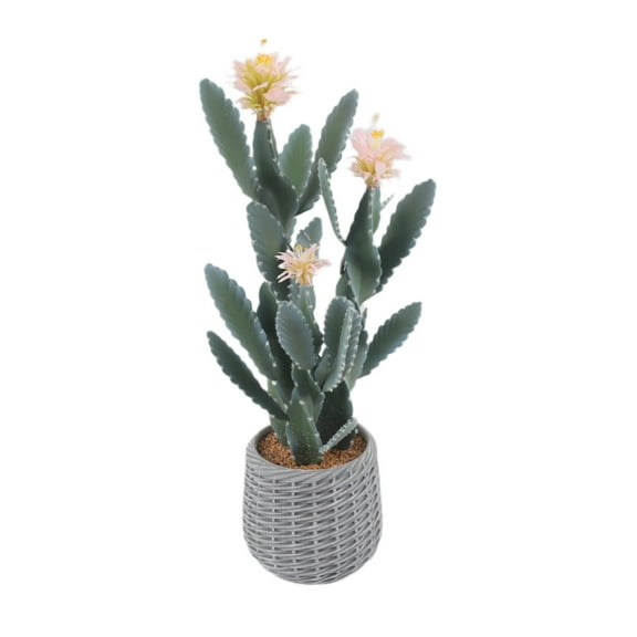 Faux Cactus Plant, 36" Tall Artificial Realistic Texture Potted Tall Fake Cactus, Lifelike Fake Cactus Plant For Home, Room, Garden, Office, Floor Decor