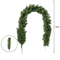 Cedar Garland Realistic Extra Full Christmas Garland for Stairs Decor, Indoor Outdoor Xmas Greenery Garlands for Fireplace Mantle Railing Door Decoration, Soft Bendable Pine Garland Home Decor