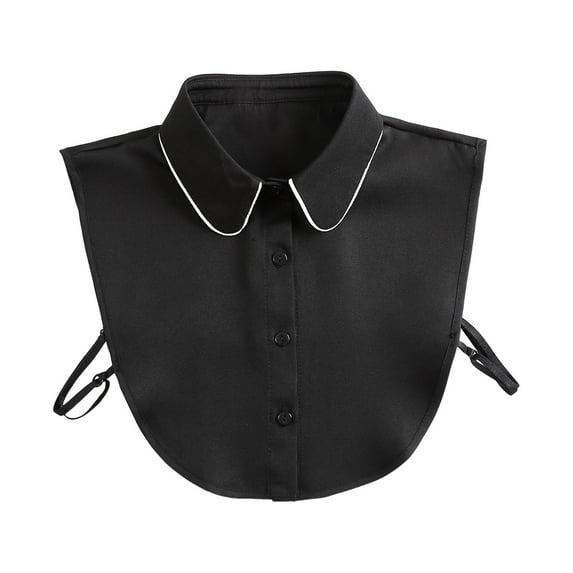 Faux Collar Women, Audhol Women's Premium Collar Business Saving Collar Sweater with Blouse Collar Shirts for Women Black One Size