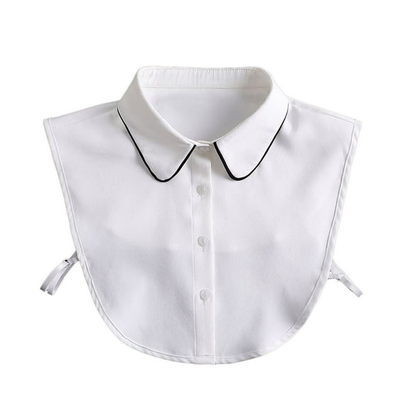 Faux Collar Women, Audhol Women's Premium Collar Business Saving Collar Sweater with Blouse Collar Shirts for Women White One Size