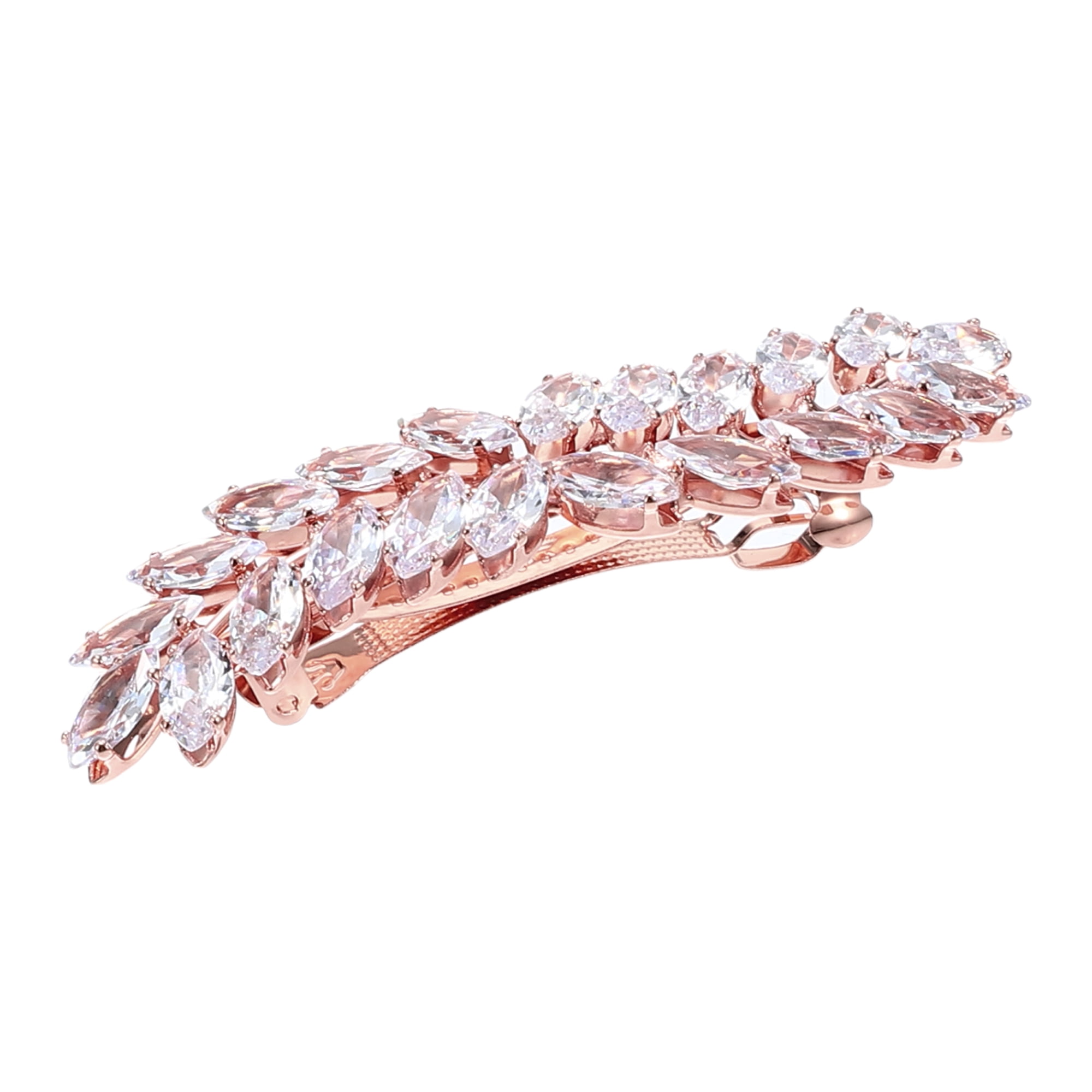 Faux Crystal Hair Barrettes for Women Rhinestone Hair Clips 