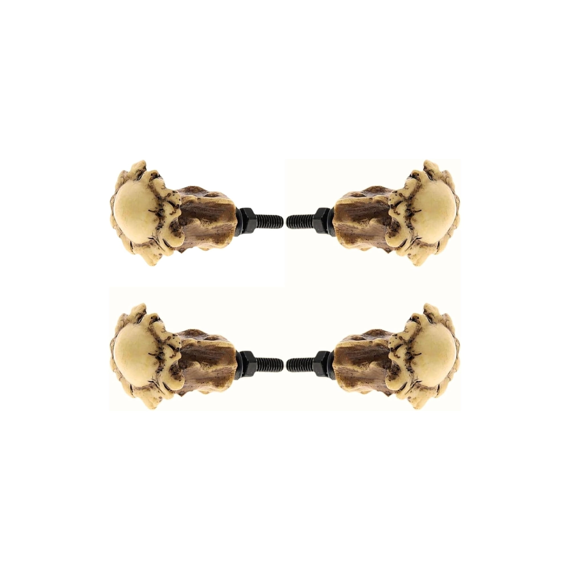 Rustic Antler Crown Drawer/Cabinet Knobs (Set of 4)