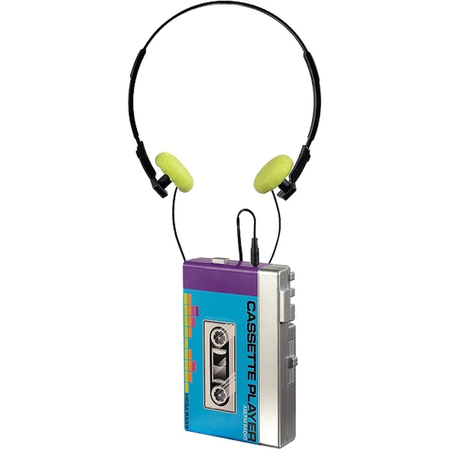 Faux/Fake Cassette Player With Headphones