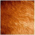 Faux / Fake Long Pile Fur Mongolian DARK CAMEL Fabric / 1 YARD
