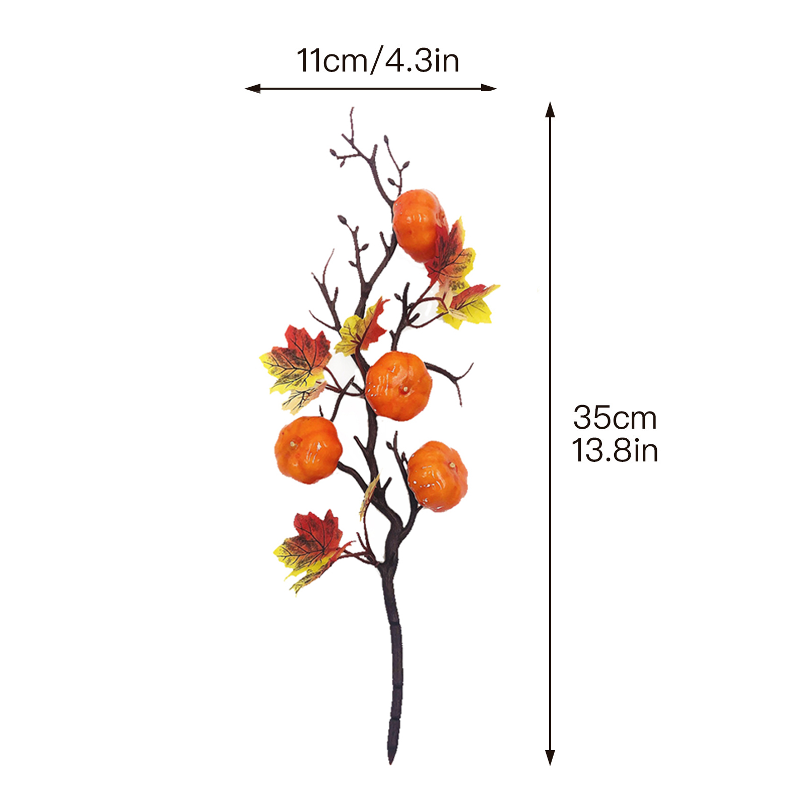 Faux Fall Leaf Decoration Autumn Leaves For Thanksgiving Home Indoor