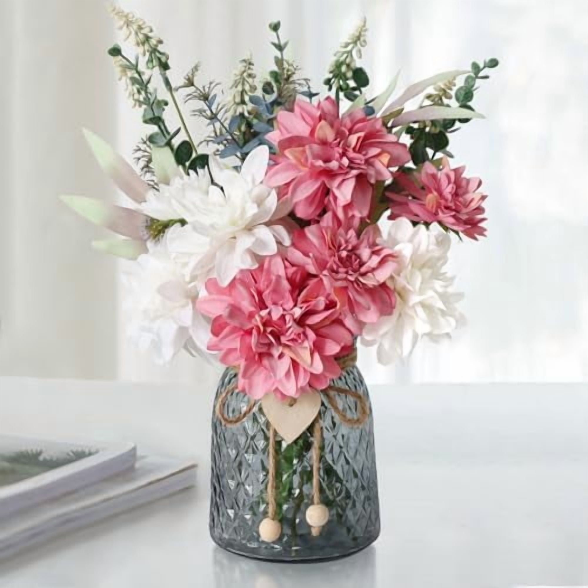 Faux Flowers in Vase,Artificial Flowers in Vase,Table Centerpieces for — free download