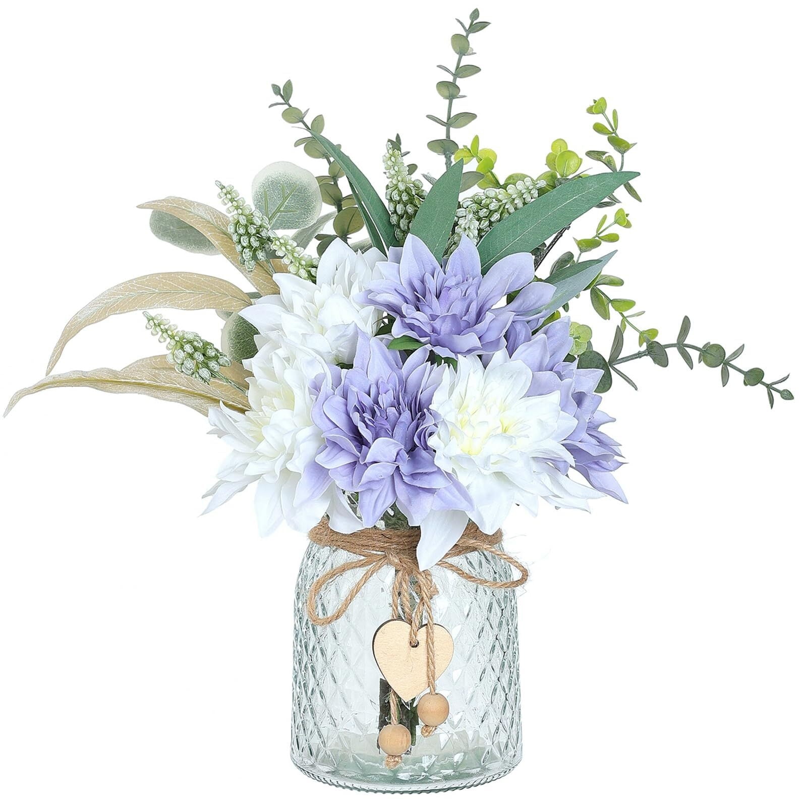 Faux Flowers with Vase,Artificial Silk Flowers in Vase, Fake Plant — free download