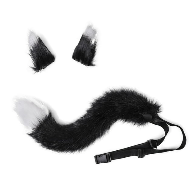 Faux Fox Tail Cosplay Set Realistic Comfortable Role-playing Props with ...