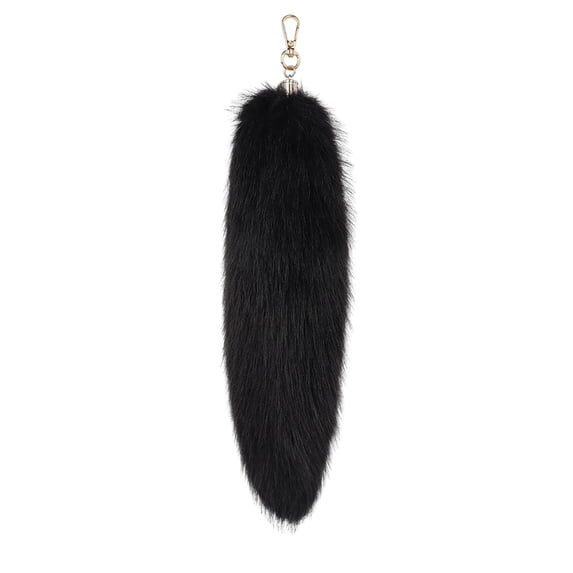 Faux Fox Tail Keychain,Soft Artificial Fox Tail Faux Cat Tail Fox Tail,Handbag Tassel Ring Key Chain for Women