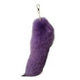 thumbnail image 1 of Faux Foxes Tail Key Rings Unique Foxes Tail Pendant Keychain Accessory Delicate Keyring Ornament for Women, 1 of 8
