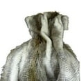 thumbnail image 1 of Faux Fur Alaskan Hawk Handmade Throw - White & Gray Beige - 60 x 72 in., 1 of 1