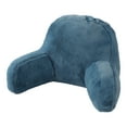 thumbnail image 1 of Faux Fur Bed Rest Pillow with Removable Cover, Kerry Blue, 1 of 5