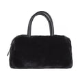thumbnail image 1 of Faux Fur Bowler - Black, 1 of 7