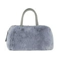 thumbnail image 1 of Faux Fur Bowler - Grey, 1 of 7