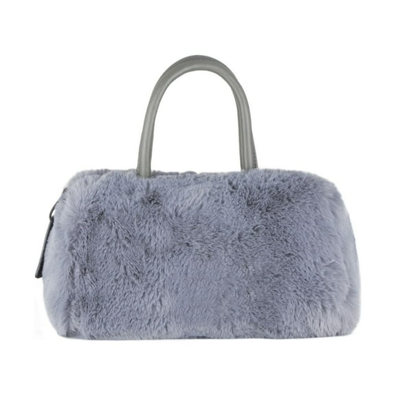 Faux Fur Bowler - Grey