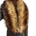 thumbnail image 1 of Faux Fur Collar Shawl, Baberdicy Women's Faux Plush Collar Scarf Wrap Cold Winter Warmer Women's Neck Warmer Scarf Wrap Neck Clothing Accessories Fur Collar, 1 of 5