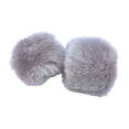 thumbnail image 1 of Faux Fur Cuff Gloves For Winter, Unisex Faux Rabbit Fur Wrist Warmers, Casual Elastic Cuffs For Outdoor Use, 1 of 3
