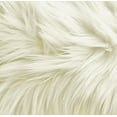 thumbnail image 1 of FabricLA Faux Fur Fabric | 48" Round Circular Fluffy Shaggy Faux Fur Fabric | Use Round Faux Fur for Carpet, Kids Play Mats, Bedroom, Christmas Decoration. (Off White), 1 of 6