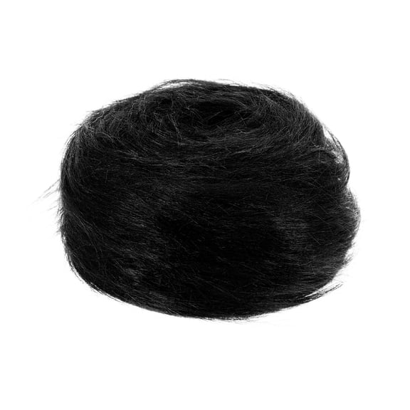 Faux Fur Fabric Square, 59x2 Inches Furry Fur Patches Plush Rug Black