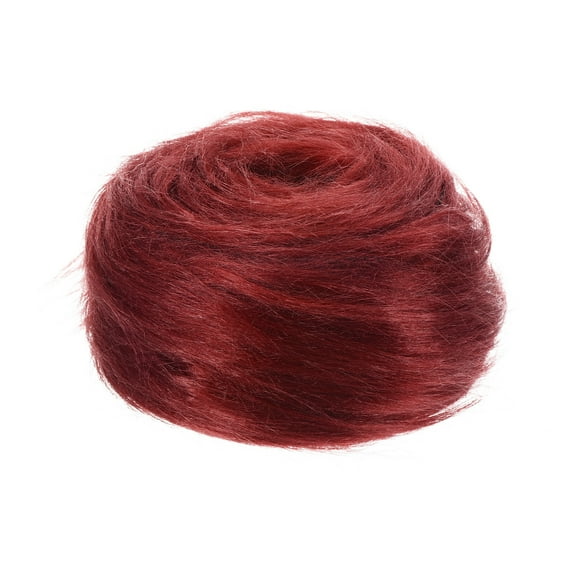 Faux Fur Fabric Square, 59x2 Inches Furry Fur Patches Plush Rug Dark Red