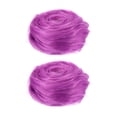 thumbnail image 1 of Faux Fur Fabric Square, 59x2 Inches Furry Fur Patches Plush Rug Purple 2Pcs, 1 of 5