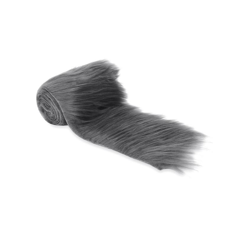Faux Fur Roll: Black - 2m Faux Fur Roll: Black - 2m